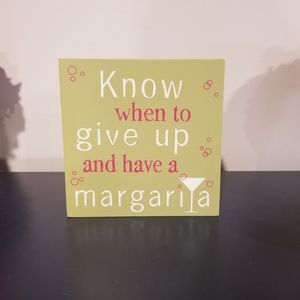 6x6 wood Sign for hanging or sitting